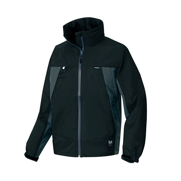 アイトス 全天候型ジャケット3層ミニリップ ブラック×チャコール Sサイズ AZ-56301-010-S 1着