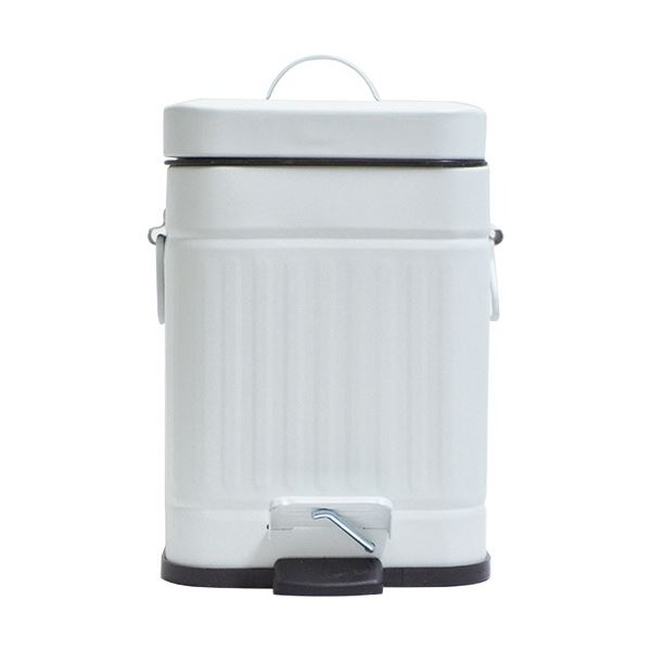 (まとめ) アントレックス b.c.l Galva スクエアダストボックス 3L マットホワイト 1個 【×3セット】 [2]