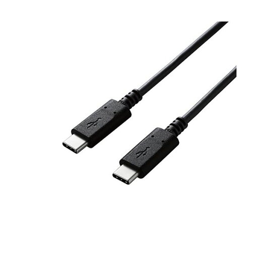 【5個セット】エレコム USB2.0ケーブル/C-Cタイプ/認証品/PD対応/3A出力/0.5m/ブラック U2C-CC05NBK2X5 【5個セット】エレコム USB2.0ケーブル/C-Cタイプ/認証品/PD対応/3A出力/0.5m/ブラック U2C-CC05NBK2X5