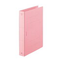 (まとめ)ライオン事務器 フラットファイルA4タテ ピンク AX-516S-10P 1パック(10冊) 【×3セット】【日時指定不可】(3)