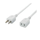 【5個セット】 エレコム 電源延長ケーブル 2ピン-2ピン 3m T-E2230X5(2)