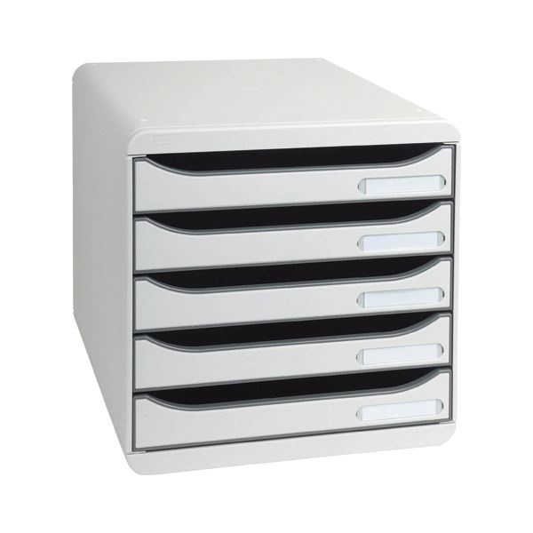 ビッグボックス プラス A4縦 5段 ライトグレー 309740D【日時指定不可】