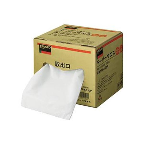 (まとめ)TRUSCO ペーパーウエス248mm×150m ポップアップタイプ TPW-150P 1箱(1巻)【×5セット】