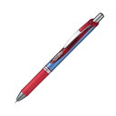 (まとめ) ぺんてる ゲルインクボールペンノック式エナージェル 0.5mm 赤 (軸色 赤) BLN75-B 1本 【×30セット】(3)