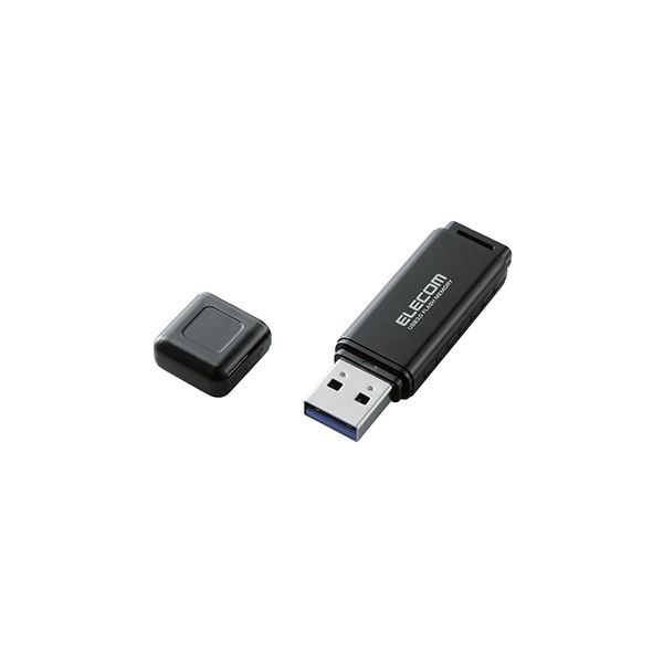 エレコム USBフラッシュ/HSU/128GB/USB3.0/ブラック MF-HSU3A128GBK
