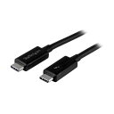 StarTech 1mThunderbolt 3 (20Gbps) USB-C ケーブル TBLT3MM1M 1台(2)
