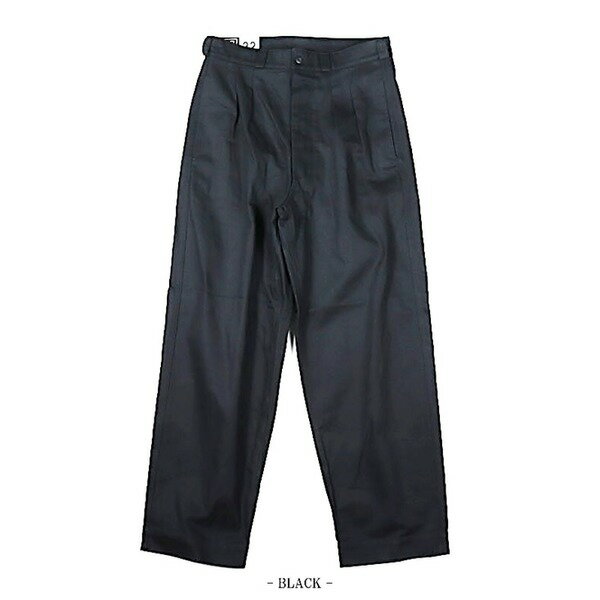フランス陸軍 M52 チノパンツ レプリカ ブラック 22 約78cm コットンツイル 仏軍 ミリタリーパンツ チノパン 軍モノ 軍パン(4)