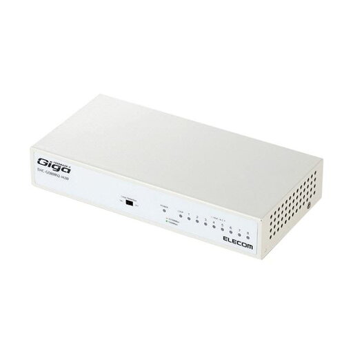 エレコム 1000BASE-T対応スイッチングハブ 8ポート メタル筐体 ホワイト EHC-G08MN2-HJW 1セット(3台) エレコム 1000BASE-T対応スイッチングハブ 8ポート メタル筐体 ホワイト EHC-G08MN2-HJW 1セット(3台)