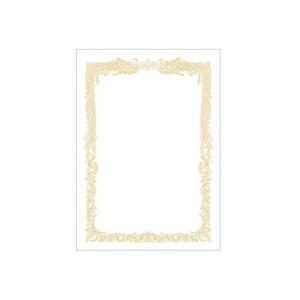 ササガワ タカ印 OA賞状用紙 白 B4 ヨコ書用 10-1071 1セット(100枚：10枚×10パック)