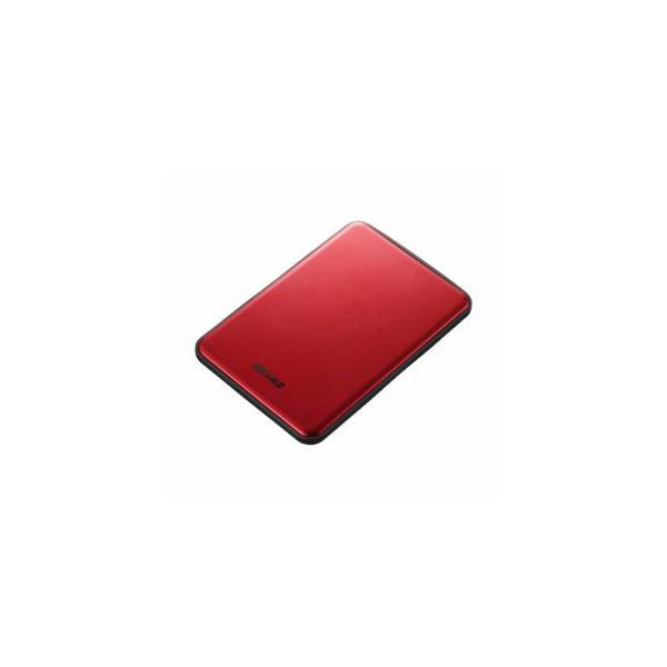 BUFFALO USB3.1(Gen1)/USB3.1 ポータブルHDD 2TB レッド HD-PUS2.0U3-RDD【日時指定不可】