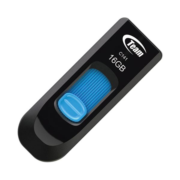 (まとめ) TEAM スライド式USBメモリ 16GB TC14116GL01【×10セット】