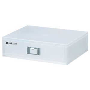 書類ケース 収納ケース 幅337mm A4サイズ ホワイト6個セット 日本製 ライフモデュール ファイルユニットR オフィス 書斎