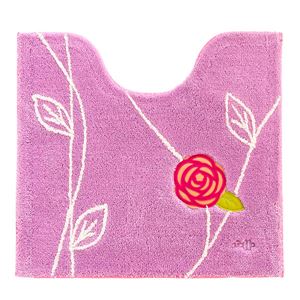 【25個セット】 オカ エトフトリア トイレマット 60×55cm パープル 【25個セット】 オカ エトフトリア トイレマット 60×55cm パープル