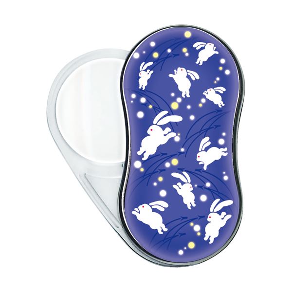 (まとめ) 共栄プラスチック LEDスウィングルーペ和柄 デザイン09 兎 SR-1900-09 1個 【×5セット】