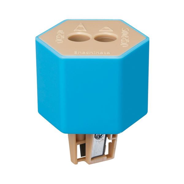 (まとめ) シヤチハタ ケズリキャップ ツインブルー ZKC-W1／H 1個 【×30セット】