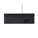 (まとめ)バッファロー USB接続有線スタンダードキーボード 丸洗い対応モデル ブラック BSKBU12BK 1台【×2セット】(2)