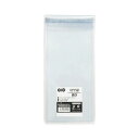(まとめ) TANOSEE OPP袋 フタ・テープ付長3 120×235+40mm 1パック(500枚) 【×5セット】【日時指定不可】