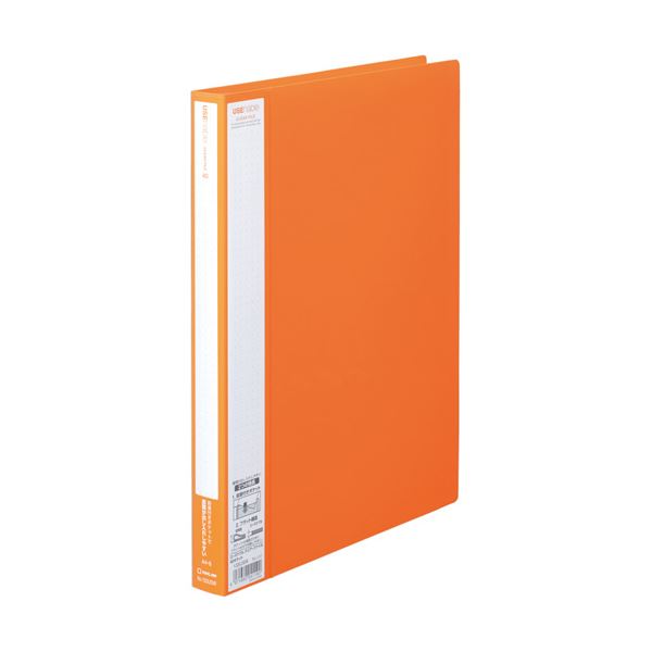 （まとめ） キングジム ユーズナブル クリアF 40Pオレ 133USWオレ【×10セット】