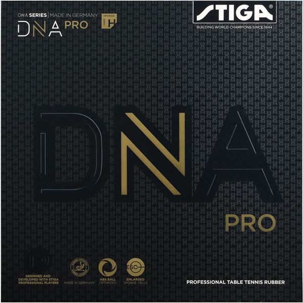 STIGA（スティガ） テンション系裏ソフトラバー DNA PRO H ディーエヌエー プロ H ブラック 厚 1