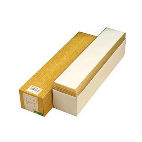 （まとめ）長門屋商店 色紙短冊 画仙紙 広75×363mm シ-623 1セット（50枚）【×3セット】