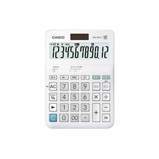 (まとめ) カシオ W税率電卓 デスクタイプ 12桁【×5セット】 (まとめ) カシオ W税率電卓 デスクタイプ 12桁【×5セット】