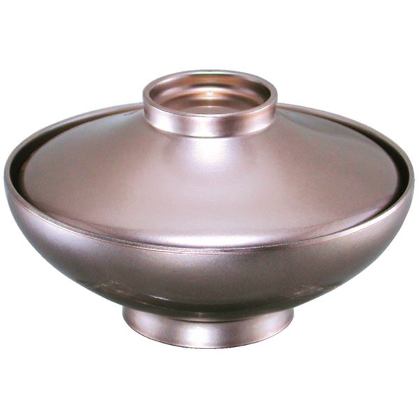 平富士煮物椀/お椀 【銀透き 木質】 直径135×H80(H52)mm 日本製 〔和食 レストラン 店舗 お店〕【代引..