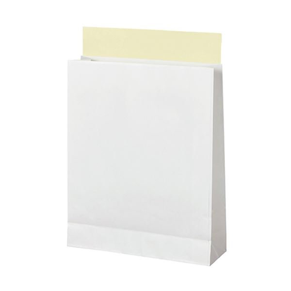 TANOSEE 宅配袋 晒片つや 小 白封かんテープ付 1セット（800枚：100枚×8パック）