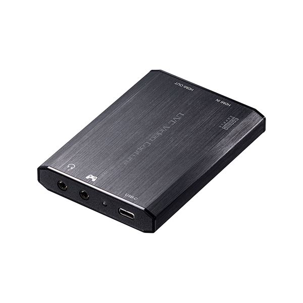 サンワサプライ HDMIキャプチャー（USB3.2 Gen1・4K パススルー出力付き） USB-CVHDUVC3