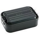 【32個セット】 モダン 弁当箱 【ブラック】 850ml 幅19.2cm 耐熱温度140度 『スケーター アルミふわっとタイトランチボックス』