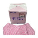 (まとめ)東京メディカル デリクロス 30×30cm ピンク FT-6301 1パック(100枚)【×10セット】