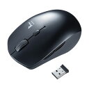 サンワサプライ 静音ワイヤレスブルーLEDコンボマウス ブラック MA-WBTBL193BK 1個(2)
