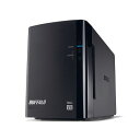 バッファロー ドライブステーションミラーリング機能搭載 外付けHDD USB3.0用 2ドライブ 8TB HD-WL8TU3/R1J 1台