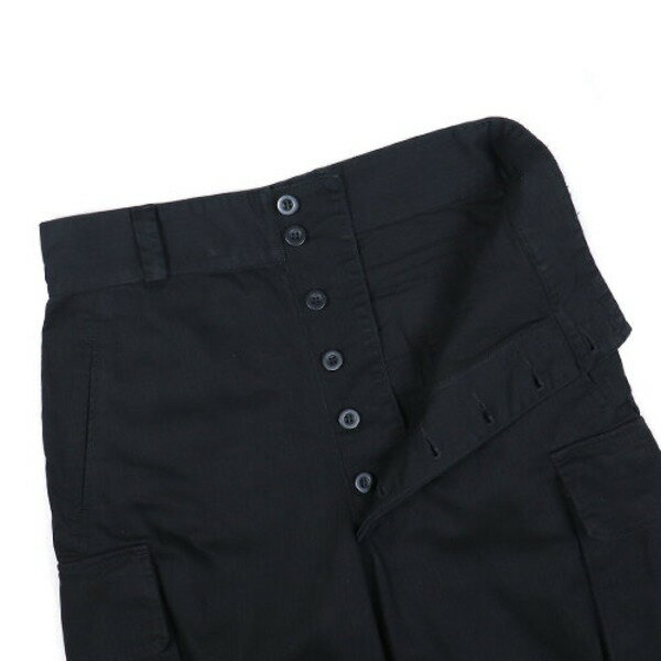 フランス軍 M47 フィールドパンツ 後期型 カーゴパンツ レプリカ ブラック 23 約82cm 仏軍 ミリタリーパンツ 軍モノ 軍パン