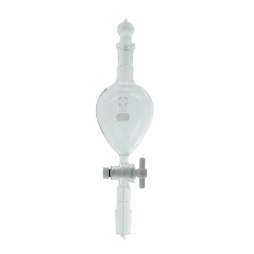 SPC分液ロート PTFEコック付 100mL 【030240-19100】【日時指定不可】 SPC分液ロート PTFEコック付 100mL 【030240-19100】【日時指定不可】