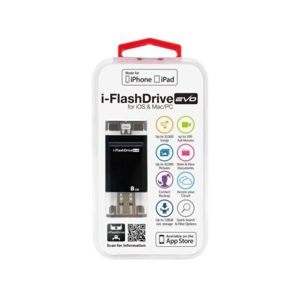 Photofast i-FlashDrive EVO for iOSMac/PC Appleǧ LightningUSB꡼ 8GB IFDEVO8GB