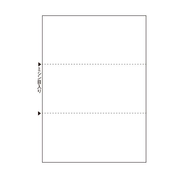 ■商品内容【ご注意事項】・この商品は下記内容×2セットでお届けします。●プリンタを選ばないマルチ素材。A4サイズ・3面の白紙帳票、500枚入。●ミシン目入りで切り離し簡単!■商品スペック用紙タイプ：カット紙サイズ：A4タテ寸法：297×210mmミシン目切り離し後サイズ：99×210mm面付：3面色：白厚み：約0.08mm白色度：約120%(ISO)対応機種：レーザープリンタ、インクジェットプリンタ、コピー機など(一部インクジェットプリンタの紙送りの構造上、印刷の不具合を起こす恐れがありますので、ご注意下さい。)備考：※用紙の裏面に品番等が印刷されております。■送料・配送についての注意事項●本商品の出荷目安は【1 - 5営業日　※土日・祝除く】となります。●お取り寄せ商品のため、稀にご注文入れ違い等により欠品・遅延となる場合がございます。●本商品は仕入元より配送となるため、沖縄・離島への配送はできません。[ FSCT2004S ]