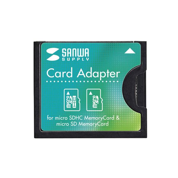 サンワサプライ microSD用CF変換アダプタ ADR-MCCF