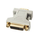 ■商品内容●DVI29pinオス(DVI-I)またはDVI-AコネクタオスをミニD-sub(HD)15pinオスに変換するアダプタです。(1)DVIディスプレイ(ケーブル直付けで、アナログモード対応のDVIオスコネクタの機種)をパソコンのVGAインターフェース(ミニD-sub(HD)15pinメス)に接続する時に使用します。(2)DVI29pinオス(DVI-I)、またはDVIアナログモード用のDVIオスコネクタを両端に持つディスプレイケーブルの片側をこのアダプタを使ってミニD-sub(HD)15pinオス(アナログRGB)に変換し、パソコンやアナログRGBディスプレイのDVI-IまたはDVI-AポートとアナログRGBポートとを接続します。※使用するパソコン又はディスプレイのDVI29pinメスポート側がDVIアナログモードをサポートしている必要があります。(DVI29pinメス側の機器の中にはDVIアナログモードをサポートしていないものもございますので、ご購入前に確認ください)※DVD-DをDVD-Iに変換したり、シングルリンクモードをデュアルリンクモードに変換することはできません。■商品スペック■コネクタ：DVI29pin（DVI-A）メス インチナット（4-40）-ミニD-sub（HD）15pinオス インチネジ（4-40）■サイズ：W40.5×D34.3×H15.8mm（突起部・コネクタシェルを除く）■重量：30g■送料・配送についての注意事項●本商品の出荷目安は【4 - 6営業日　※土日・祝除く】となります。●お取り寄せ商品のため、稀にご注文入れ違い等により欠品・遅延となる場合がございます。●本商品は仕入元より配送となるため、沖縄・離島への配送はできません。[ AD-DV01K2 ]