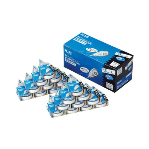 (まとめ) プラス 修正テープ ホワイパーミニ5mm幅×7m ブルー WH-505-20P 1箱(20個) 【×5セット】 (まとめ) プラス 修正テープ ホワイパーミニ5mm幅×7m ブルー WH-505-20P 1箱(20個) 【×5セット】