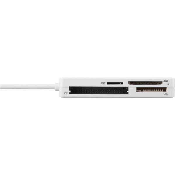 バッファロー USB2.0 マルチカードリーダー ケーブル収納モデル ホワイト BSCR300U2WH