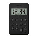 (まとめ)タニタ デジタルタイマー100分計 ブラック TD-415-BK 1個【×10セット】
