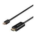 バッファロー（サプライ） miniDP-HDMI 変換ケーブル 1m ブラック BMDPHD10BK