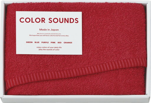 COLOR SOUNDS フェイスタオル レッド CSD2510RD ギフト 贈り物 プレゼント お中元 お歳暮 お祝い COLOR SOUNDS フェイスタオル レッド CSD2510RD ギフト 贈り物 プレゼント お中元 お歳暮 お祝い