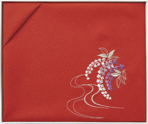 洛北 刺繍入り二巾風呂敷 赤 H031a ギフト 贈り物 プレゼント お中元 お歳暮 お祝い 洛北 刺繍入り二巾風呂敷 赤 H031a ギフト 贈り物 プレゼント お中元 お歳暮 お祝い