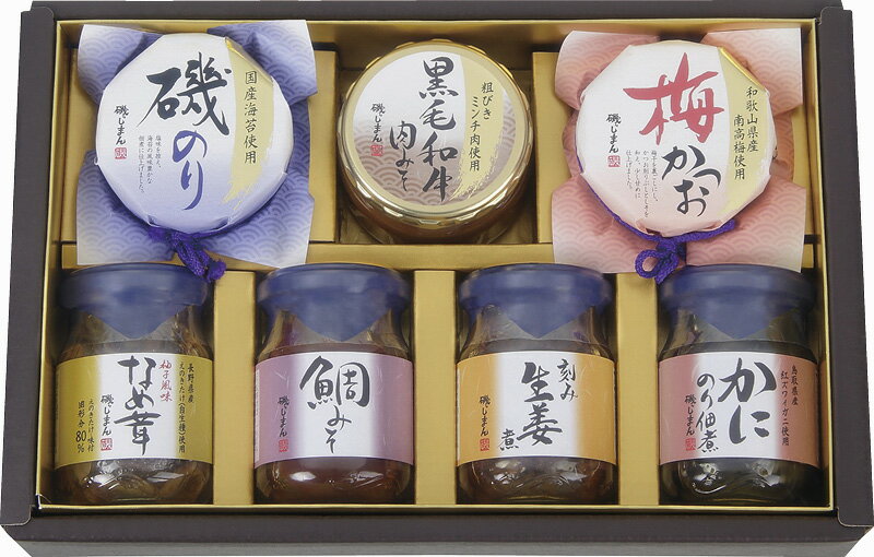 磯じまん ご飯のお供瓶詰セット MT-30 ギフト 贈り物 プレゼント お中元 お歳暮 お祝い