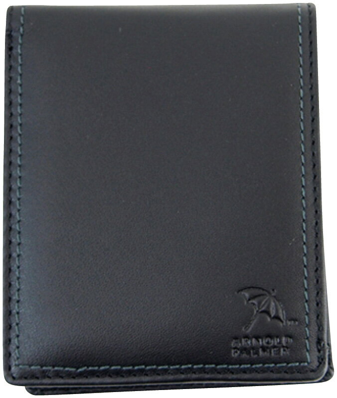 楽天DECO MAISONアーノルド・パーマー Wステッチシリーズ 二つ折り財布 ブラック 4AP3651 BK ギフト 贈り物 プレゼント お中元 お歳暮 お祝い