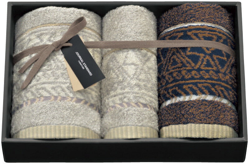 ジャーナルスタンダードファニチャー クエスト フェイスタオル2P＆タオルチーフ FJS-3061 ギフト 贈り..