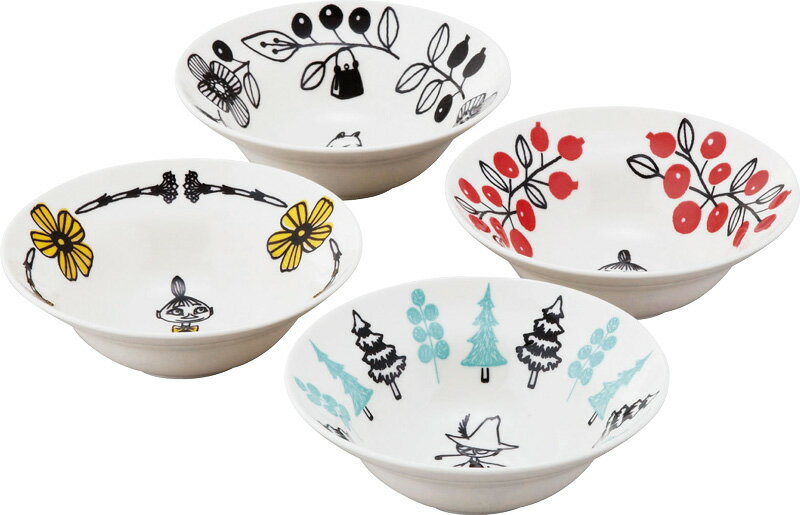 ムーミン ムーミンバレー ボウル4枚セット MM1400-185 ギフト 贈り物 プレゼント お中元 お歳暮 お祝い