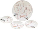 ディズニーキャラクター ラブイズ 取り分けセット 3307-04 ギフト 贈り物 プレゼント お中元 お歳暮 お祝い