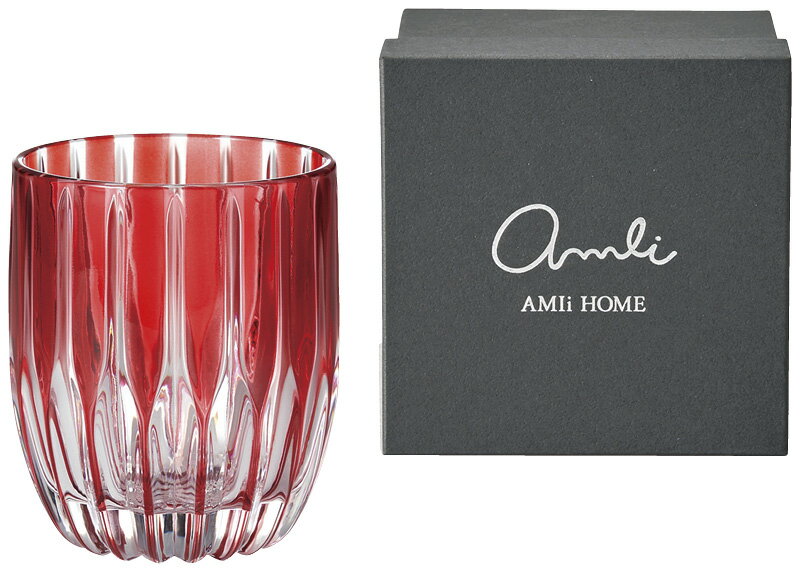 Rays ロックグラス320ml レッド RY-1768 ギフト 贈り物 プレゼント お中元 お歳暮 お祝い